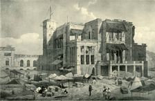 Front View of the Residency, Lucknow, After the Relief c1858, (1901). Creator: Clifford Henry Mecham