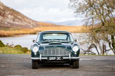 Front view of a 1965 Aston Martin DB5. Creator: Unknown