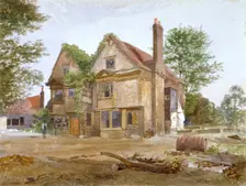 Front view of Basing Manor House, Peckham High Street, Camberwell, London, 1884. Artist: John Crowther