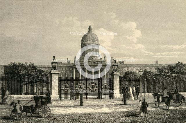 'Front View of Bethlehem Hospital', c1876. Creator: Unknown.