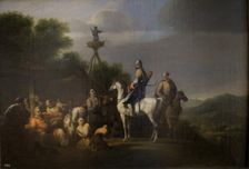 Frontier Guards (Circassian Prince on Horseback Selling Two Boys), 1814. Creator: William Allan