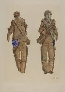 Frontiersman Doll, c. 1937. Creator: George File