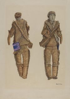 Frontiersman Doll, c. 1937. Creator: George File