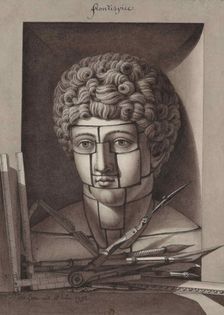 Frontispice de la Nouvelle méthode appli-quée aux principes élémentaires du dessin, 1792. Creator: Lequeu, Jean-Jacques (1757-1826)