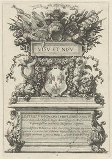 Frontispiece, 1647. Creator: Michel Dorigny