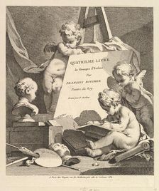 Frontispiece, 1727-60. Creator: Pierre Alexandre Aveline