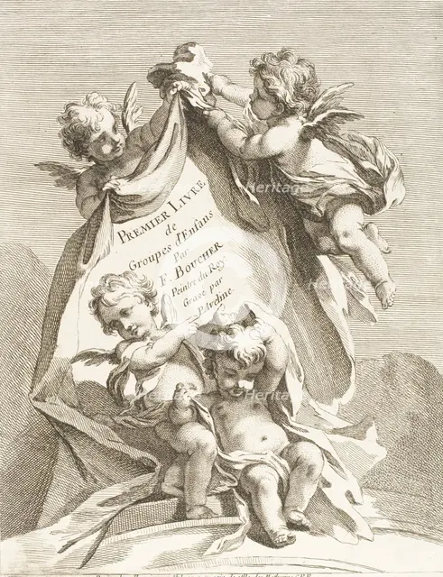 Frontispiece, 1727-60. Creator: Pierre Alexandre Aveline.