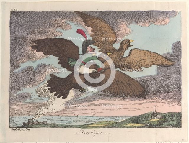 Frontispiece, [1809], reissued 1811., [1809], reissued 1811. Creator: Thomas Rowlandson.