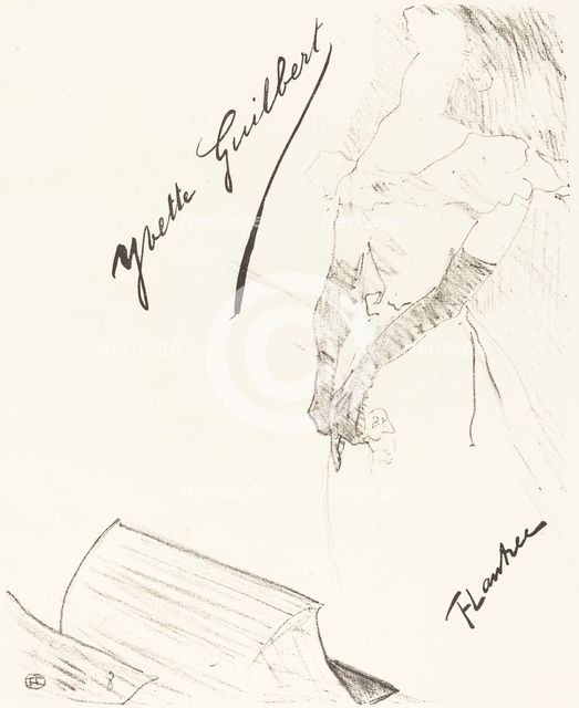 Frontispiece, 1898. Creator: Henri de Toulouse-Lautrec.