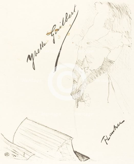 Frontispiece, 1898. Creator: Henri de Toulouse-Lautrec.