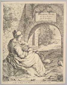 Frontispiece, mid to late 18th century. Creator: Jacques Gabriel Huquier