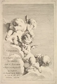 Frontispiece, mid to late 18th century. Creator: Jacques Gabriel Huquier