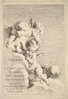 Frontispiece, mid to late 18th century. Creator: Jacques Gabriel Huquier