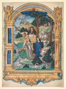 Frontispiece Miniature from the Manuscript of a Poem by Guillaume Crétin…, c. 1537-1540. Creator: Master of Francis I (French)