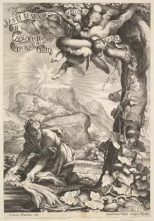 Frontispiece of Fasti Senenses, 1645-1704. Creator: Guillaume Vallet