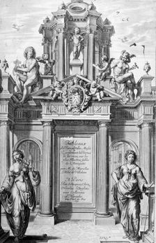 Frontispiece of "Tableaux du Temple des Muses", 1655. Creator: Unknown