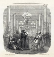 Frontispiece of the vocal score of opera Un Ballo in maschera by Giuseppe Verdi, 1860
