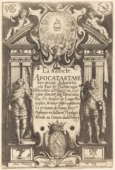 Frontispiece of the Holy Apocatastase. Creator: Jacques Callot