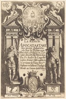 Frontispiece of the Holy Apocatastase. Creator: Jacques Callot