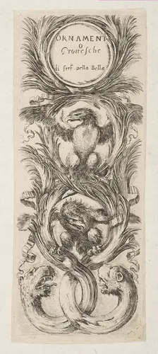 Frontispiece: Ornamenti o Grottesche, ca. 1653. Creator: Stefano della Bella