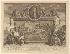 Frontispiece and Its Explanation (Twelve Large Illustrations for Samuel Butler's Hudibr..., 1725-68. Creator: William Hogarth