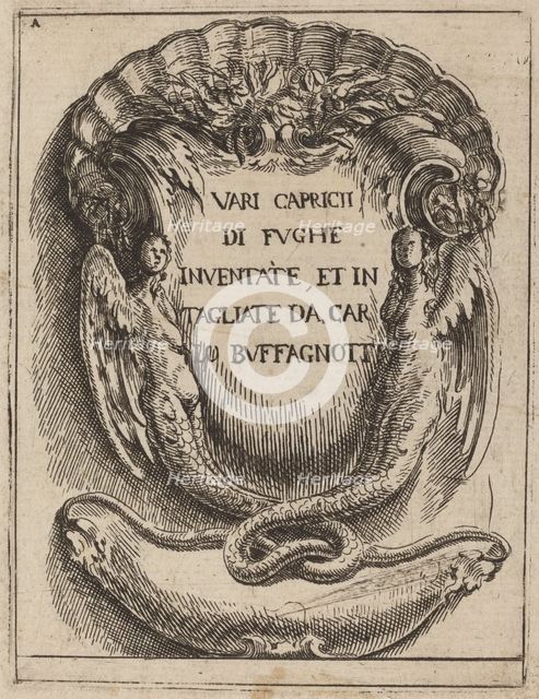 Frontispiece, c. 1690. Creator: Carlo Antonio Buffagnotti.