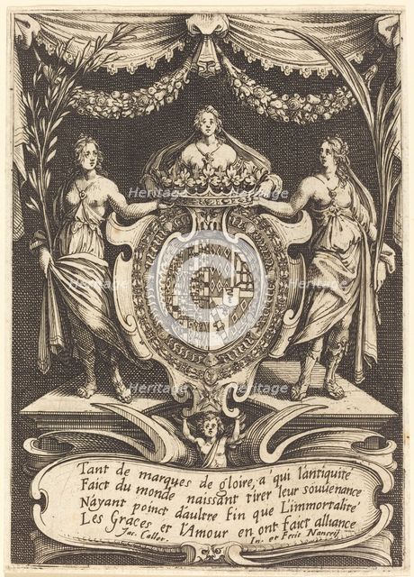 Frontispiece for "The Combat at the Barrier", 1627. Creator: Jacques Callot.