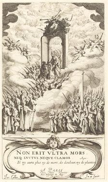Frontispiece for "The Calendar of Saints". Creator: Jacques Callot