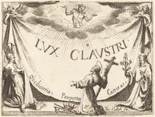 Frontispiece for "The Light of the Cloister", 1628. Creator: Jacques Callot