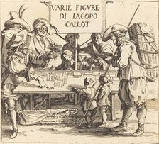Frontispiece for "Varie Figure", c. 1621. Creator: Jacques Callot