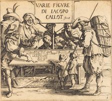 Frontispiece for "Varie Figure", c. 1621. Creator: Jacques Callot
