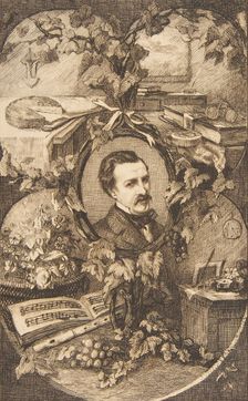 Frontispiece for Champfleury's "Les Amis de la Nature", 1859. Creator: Felix Bracquemond