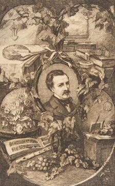 Frontispiece for Champfleury's "Les Amis de la Nature", 1859. Creator: Felix Bracquemond