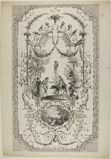 Frontispiece for Feste Bacchique, n.d. Creator: Jean Moyreau