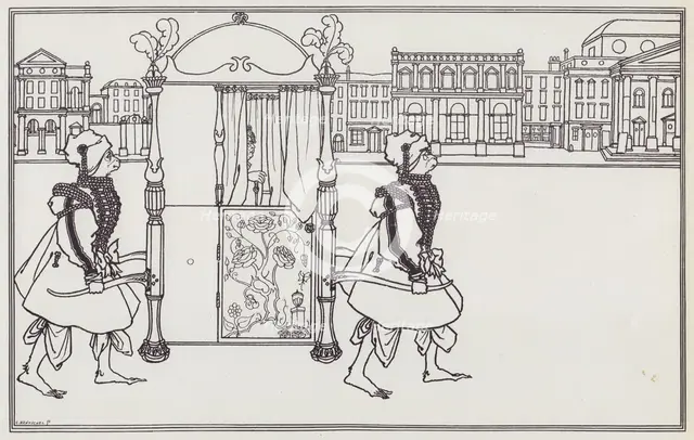 Frontispiece for Juvenal, 1894. Creator: Aubrey Beardsley.