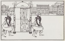 Frontispiece for Juvenal, 1894. Creator: Aubrey Beardsley