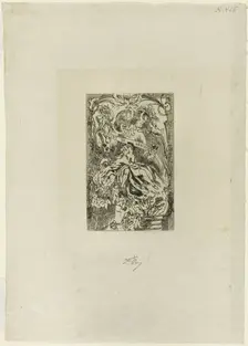 Frontispiece for Point de lendemain, 1867. Creator: Félicien Rops