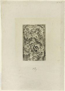 Frontispiece for Point de lendemain, 1867. Creator: Félicien Rops