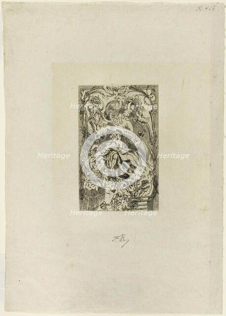 Frontispiece for Point de lendemain, 1867. Creator: Félicien Rops.