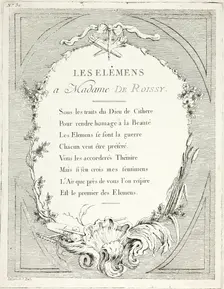 Frontispiece, from Élements, n.d. Creator: Ange-Laurent de La Live de Jully