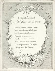 Frontispiece, from Élements, n.d. Creator: Ange-Laurent de La Live de Jully