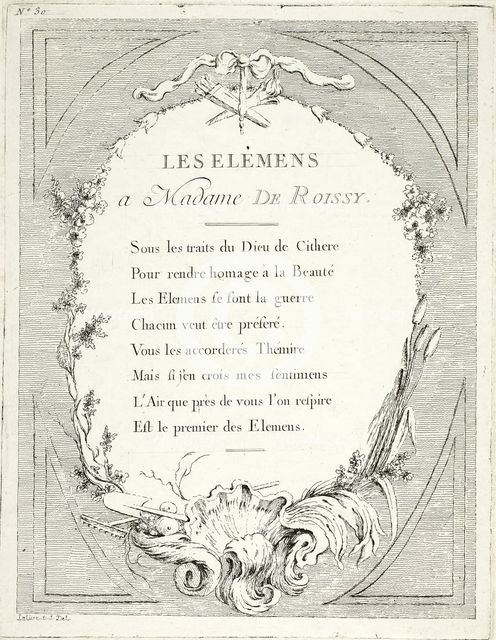 Frontispiece, from Élements, n.d. Creator: Ange-Laurent de La Live de Jully.