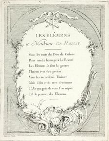 Frontispiece, from Élements, n.d. Creator: Ange-Laurent de La Live de Jully
