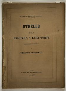 Frontispiece, from Othello, 1844. Creator: Theodore Chasseriau