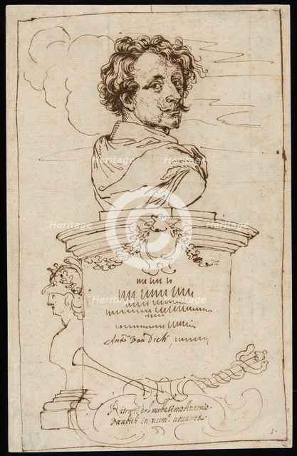 Frontispiece from the "Iconography", late 17th century. Creator: Unknown.