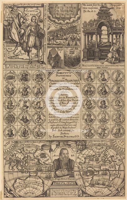 Frontispiece, published 1625. Creator: Unknown.