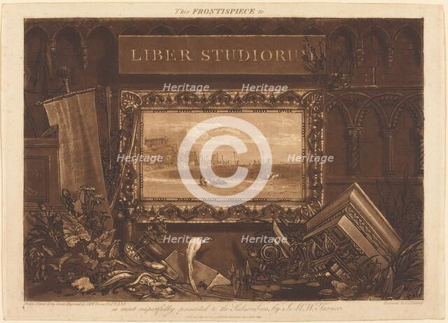 Frontispiece, published 1812. Creator: JMW Turner.