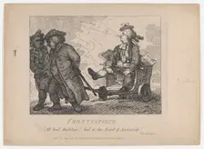 Frontispiece (Picturesque Beauties of Boswell, Part the First), May 15, 1786., May 15, 1786. Creator: Thomas Rowlandson