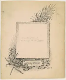 Frontispiece, Portrait of W. W. Corcoran, 1890-1891. Creator: James Henry Moser