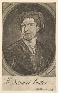 Frontispiece Portrait (Seventeen Small Illustrations for Samuel Butler's Hudibras), April 1726. Creator: William Hogarth